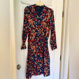 New Lafayette 148 Button Down Silk Dress